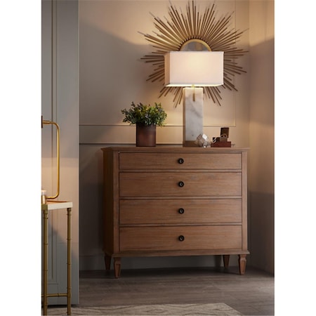 Madison Park Signature Madison Park Victoria Small Dresser, Light Natural MPS137-0004
